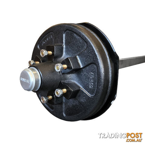 ELECTRIC DRUM 2T BRAKED AXLE 2000KG RATED 50MM SQUARE EA50S2TC6