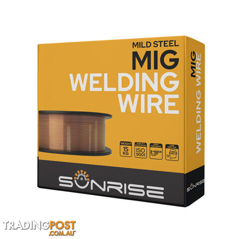 SUNRISE MIG WELDING WIRE 0.9MM 15KG SPOOL 270MM WW15