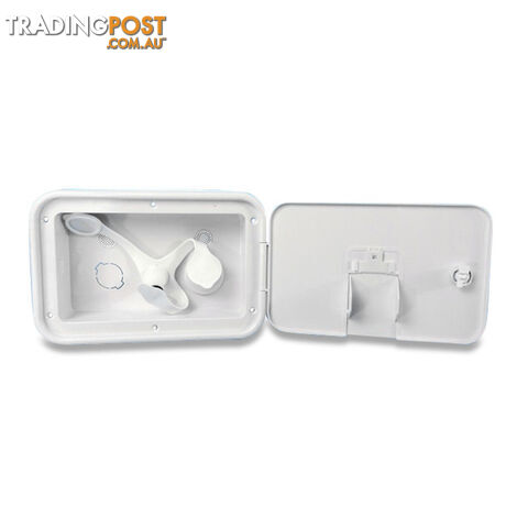 NEW WATER FILLER INLET – WHITE. XC9BOX01/C6477D 800-01090