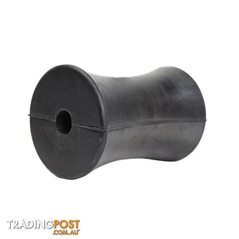 RUBBER ROLLER BOW JET SKI 4&#8243; 14MM DIA 70/55MM BLACK BRR203