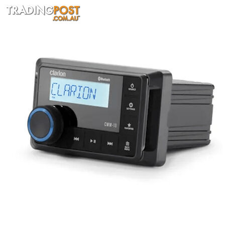 CLARION MARINE COMPACT AUDIO SOURCE UNIT WITH LCD DISPLAY (CMMM-10)....