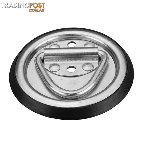 LASHING RING TRIANGULAR WITH ROUND STEEL BASE 105MM DIAMETER LRSB105