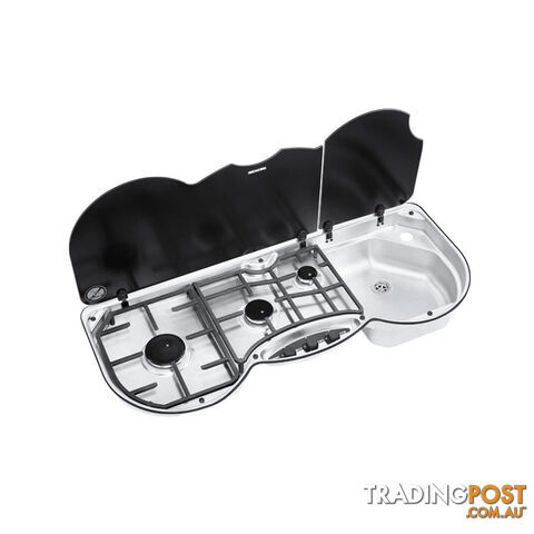 THETFORD 353 COMBINATION UNIT SINK & 3 BURNER R/H SINK. SCU353100Z 700-04716