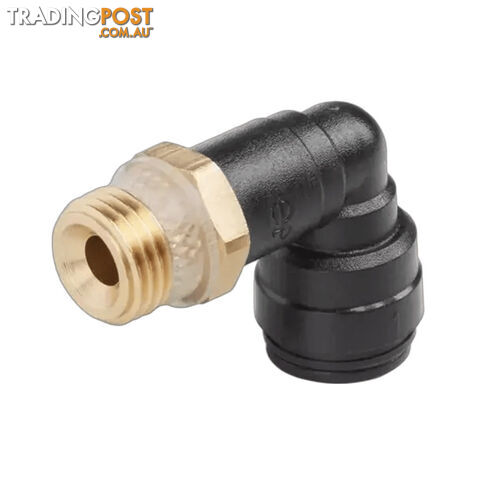 JG 1/2″ BRASS MALE ADAPTER W/12MM PLASTIC ELBOW. RM091214 800-02026