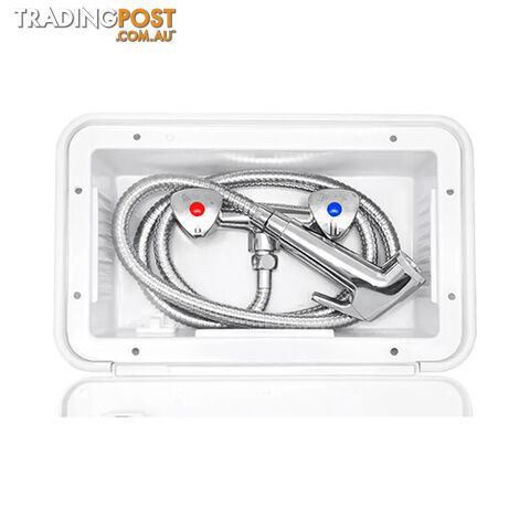 EXTERNAL SHOWER BOX WATERMARKED. WHITE 800-05902