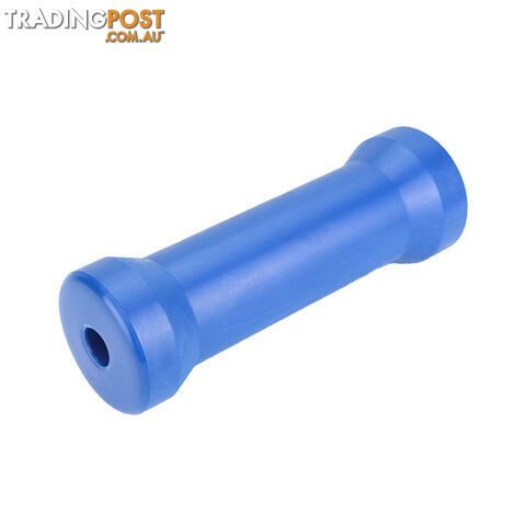 NYLON ROLLER KEEL ROLLER 6&#8243; 17MM BORE BLUE BRN106