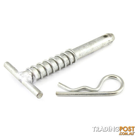 T SHAPED PIN FOR OFF-ROAD COUPLINGS WITH SPRING ZINC THWSZ