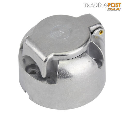 7 PIN FEMALE ROUND PLUG ALUMINIUM P7PRFA