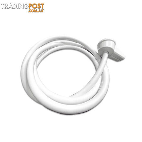 CTCRV EXTERNAL SHOWER REPLACEMENT WHITE 1.5M HOSE & TAP-NO TRIGGER NOZZLE OR...