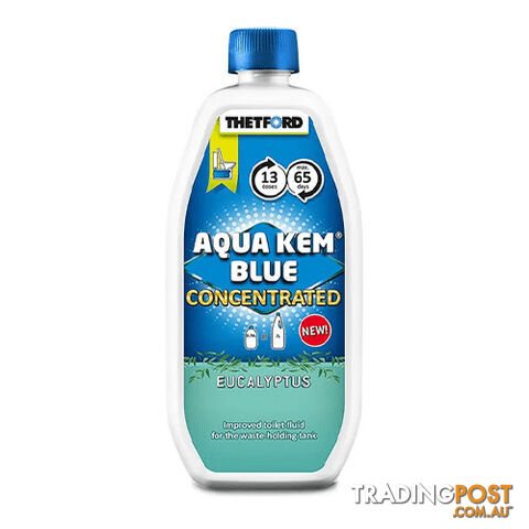 THETFORD AQUA KEM BLUE EUCALYPTUS CONCENTRATED 780ML. 30761ZK 850-01039