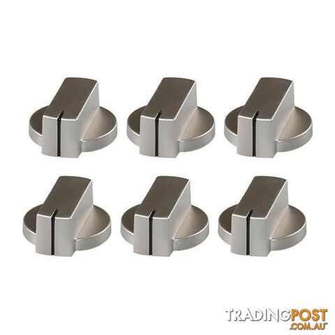 THETFORD COOKER SPARES – STRAIGHT KNOBS MATT NICKEL (6PC). SSPA0901.MNK...
