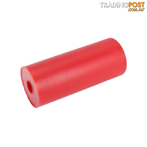 POLY SOFT ROLLER 6&#8243; FLAT BILGE ROLLER 17MM BORE RED BRPS319