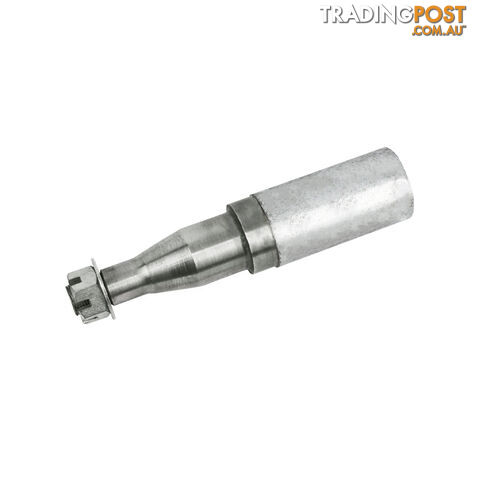 STUB AXLE 39MM ROUND GALVANISED SARG