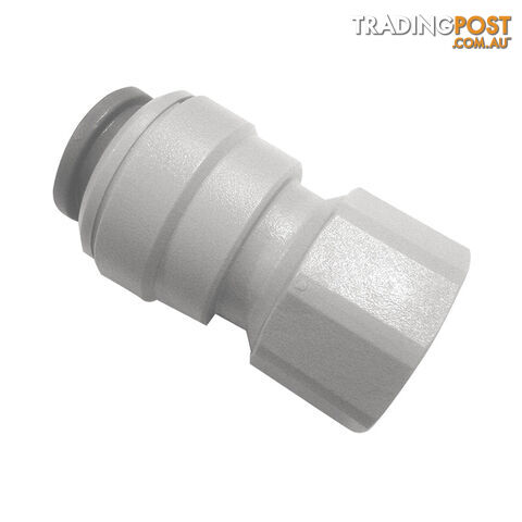 JG FEMALE PLASTIC CONNECTOR FOR 12MM X 3/8 FBSP SHALLOW THREAD. NCCM451213FS...