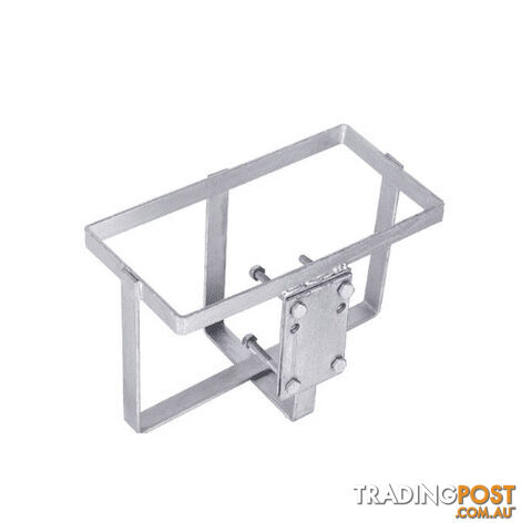 JERRY CAN HOLDER GALVANISED BOLT ON BRACKET JCHGWM