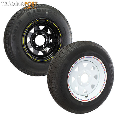 TRAILER 16&#8243; WHEELS RIM AND TYRE FITTED WRT16