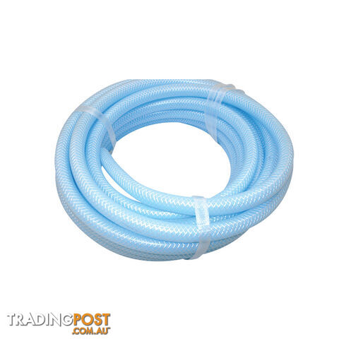 BLUE NON-TOXIC REINFORCED WATER HOSE 12MM X 10M ROLL. 25DWBX10 800-01362