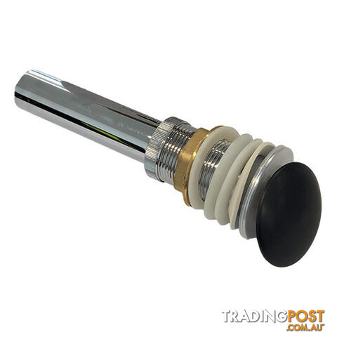 MATT BLACK PUSH BUTTON WASTE T/S BLK CERAMIC BASINS. J0002BLACK 800-06371