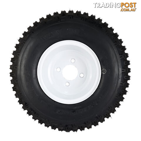 ATV WHEEL 8 X 7&#8243; (4 X 100MM) FITTED WITH 18 X 9.50-8 TYRE ATVW8S