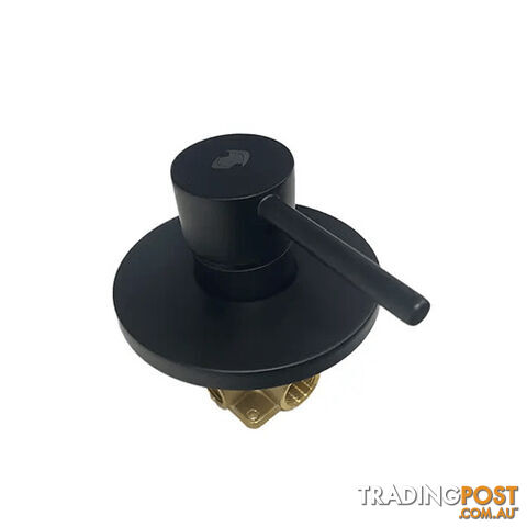 COAST BLACK SHOWER MIXER 35MM. AU-8893B-33X 800-06762