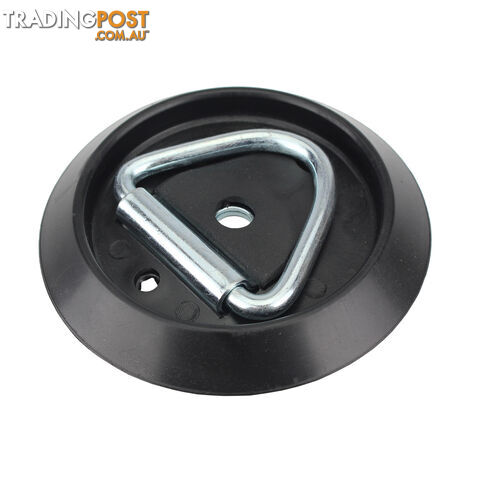 LASHING RING TRIANGULAR WITH ROUND PLASTIC BASE 105MM DIAMETER LRPB105