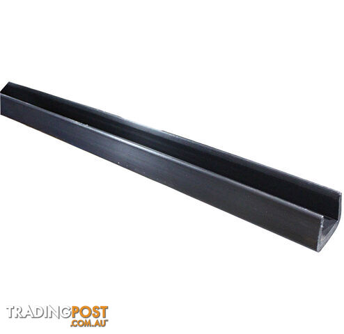 BUMPER COVER C SECTION BLACK 45 X 45 X 1500MM BCCS45