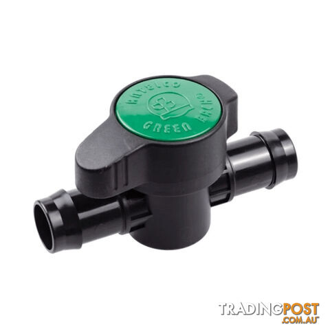 BARBED IN-LINE VALVE 25MM PLASTIC. VB25 800-02392