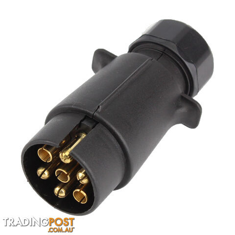 7 PIN MALE ROUND PLUG P7PR