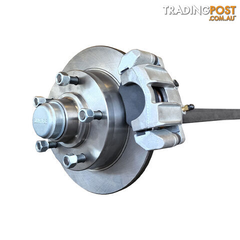 HYDRAULIC DISC BRAKE AXLE 1600KG RATED 50MM PARALLEL SQUARE HDA50SPC