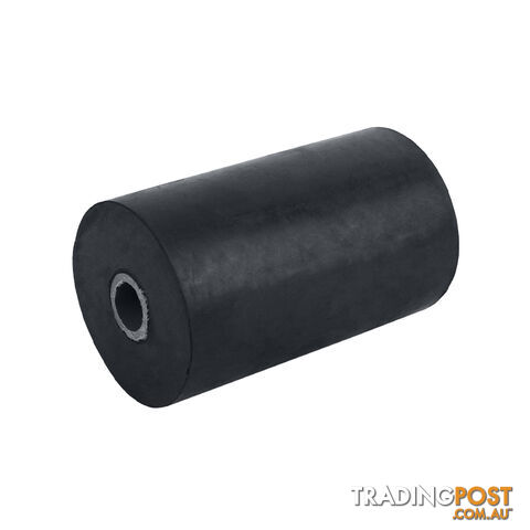 RUBBER ROLLER BILGE ROLLER 4 1/2&#8243; 17MM BORE BLACK BRR210