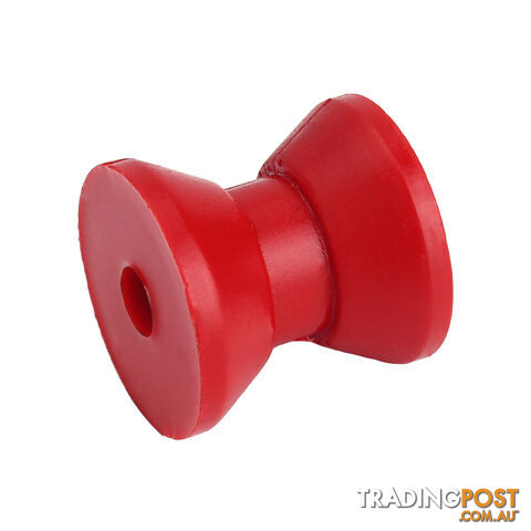 POLY SOFT ROLLER BOW ROLLER 2&#8243; 12MM BORE RED BRPS306