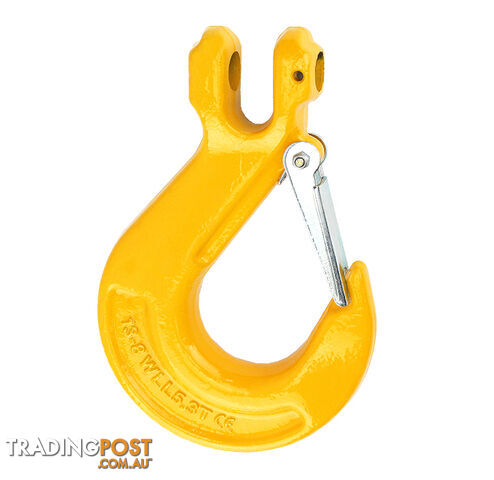 CLEVIS LIFTING HOOK WITH LATCH 7/8-8 RATED 2000KG CSHL7/8