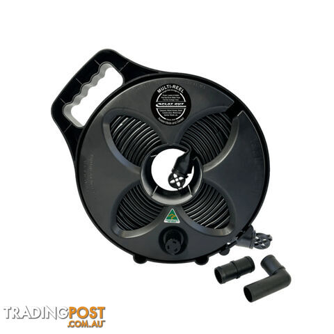FLAT-OUT 9M SULLAGE HOSE ON BLACK MULTI REEL 32MM. M4K 800-01292