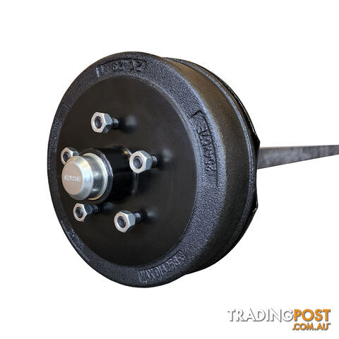 ELECTRIC DRUM BRAKED AXLE 1000KG RATED 40MM SQUARE EA40S96C