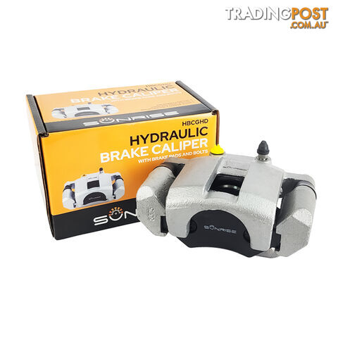 HYDRAULIC BOAT TRAILER BRAKE CALIPER WITH STAINLESS STEEL PISTON, BOLTS AND BLEEDER SCREW PREMIUM GALVANISED HBCGHD