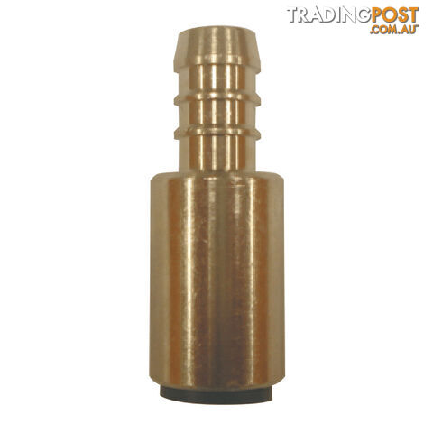 JG 12MM 1/2″ TUBE TO HOSE BRASS (SILVER IN COLOUR). NC990 800-02042