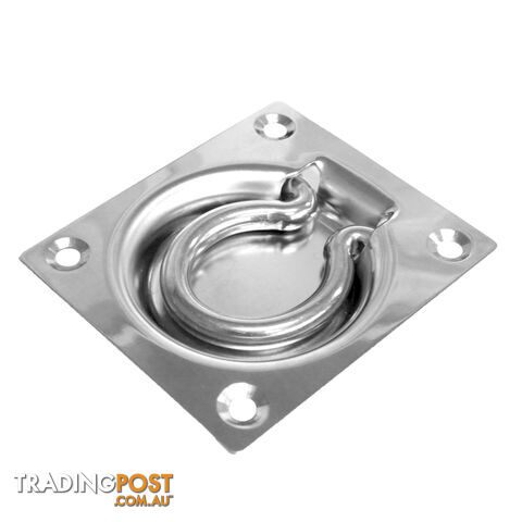 LASHING RING TIE DOWN POINT STAINLESS STEEL 89 X 76MM LRSS8976