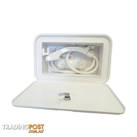AUXILIARY SHOWER WHITE + KEY & LABEL. 713-011-10021 800-06002