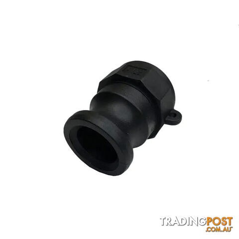 POLY CAMLOCK A.- MALE CONNECTOR TO FBSPTHREAD – 32MM. XDPCA32 (SOLD IN BAGS OF...