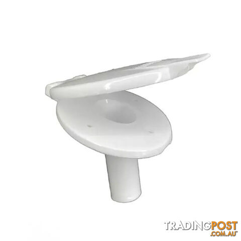 WATER FILLER AC41 W/LID NON-LOCKING WHITE. 136039-323 800-01000