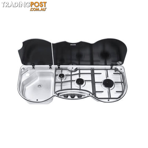 THETFORD 353 COMBINATION UNIT SINK & 3 BURNER L/H SINK. SCU353000Z 700-04714
