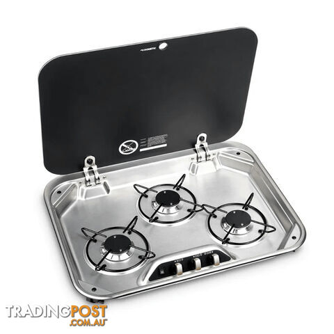SMEV GLASS LID T/S 3 BURNER HOB S.8003 – BLACK FOR PI8023. K3600071PL 700-05437