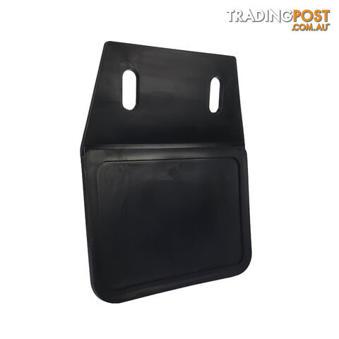 PLAIN PVC BLACK MUD FLAP SMALL &#8211; 160MM X 120MM MFBS