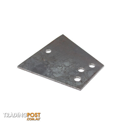 2/3 HOLE UNIVERSAL COUPLING HITCH PLATE TRIANGULAR 6MM 3HCPN