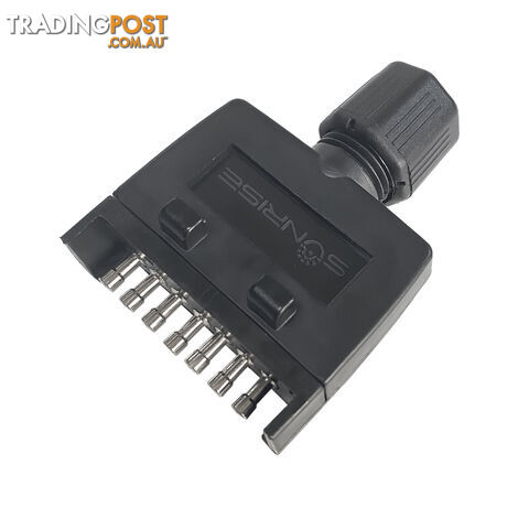 7 PIN MALE FLAT PLUG P7PF