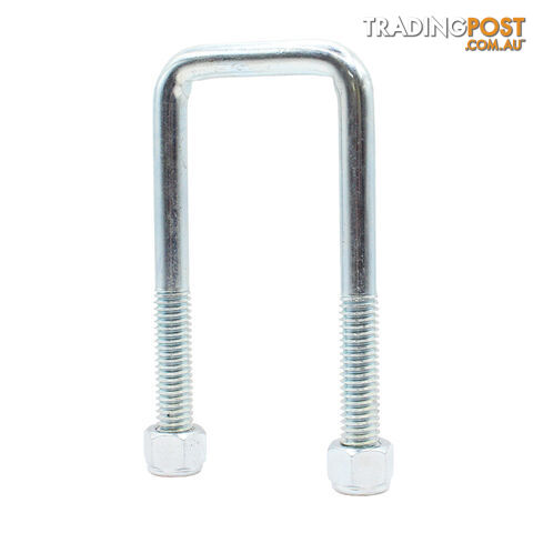 U-BOLTS WITH NYLOC NUT 1/2&#8243; ZINC UBZ