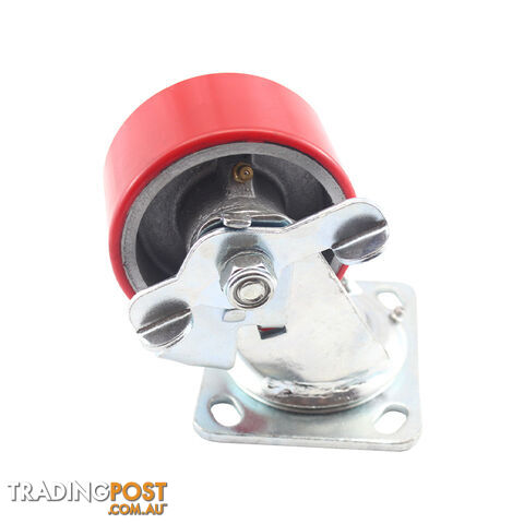 CASTERS 4&#8243; H/DUTY SWIVEL BRAKED C4SHDB