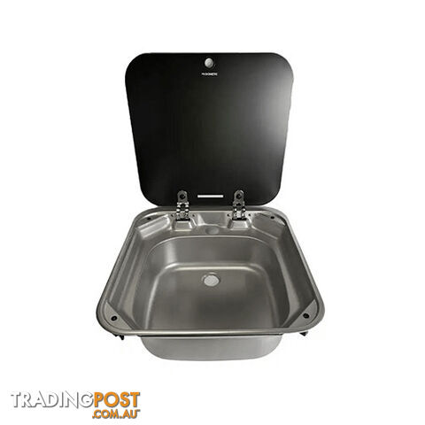 DOMETIC VA8006 SINK 420 X 440 X 145MM WITH GLASS LID (NO TAP). 9102306134...