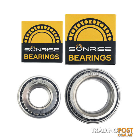 S/LINE FORD TRAILER BEARING SET CUP &#038; CONE NO: 12910/49 &#038; 68110/49 BSSL