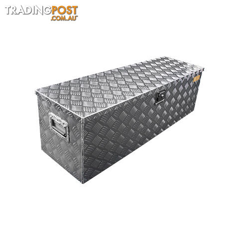 ALUMINIUM TOOL BOX STANDARD RECTANGULAR 1230 X 380 X 350MM ATB1230